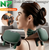 Shoulder & Neck Massager with Heat — 3 Modes, Cordless, USB-C Rechargeable