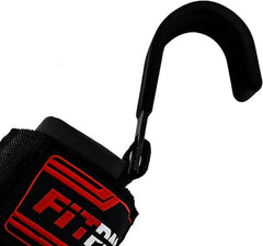 LORDEX Fitness Lifting Hook Straps – Lift Heavier with Better Grip Support